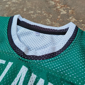 Camiseta de rugby y fútbol retro americano de alta calidad personalizada, técnica de sublimación de manga corta de malla para fanáticos estadounidenses - Product Image 6