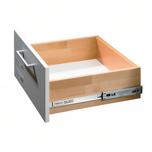 Glissière à roulement à billes en acier galvanisé Hettich KA 5632, longueur nominale 450 mm, capacité 45 kg, pour organisateurs de placards - Product Image 3