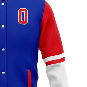 Chaqueta Deportiva de Invierno de Lona con Estilo Moderno Personalizada, Chaqueta de Béisbol Transpirable de Secado Rápido con Fibra de Bambú para Hombre - Product Image 5
