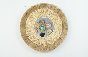 Vietrustic dernier miroir décoratif en jute jonc de mer miroir pour décor de chambre de bébé - Product Image 3