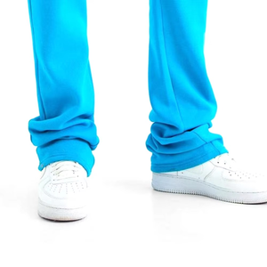 Pantalones de Hombre, Estilo Casual, Corte Recto, Cintura Media, Pierna Ancha, Pantalones Deportivos Elásticos, Estilo Urbano, Lona 100% Algodón - Product Image 5