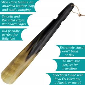 Corne de chaussure en corne de buffle de qualité supérieure pour chaussures habillées et bottes corne de chaussure utilisation quotidienne approvisionnement direct en usine agate d'Inde - Product Image 5