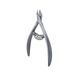 Coupe-ongles de haute qualité à finition mate, à joint de raccordement, à action à ressort, en acier inoxydable, pour la beauté des ongles - Product Image 3