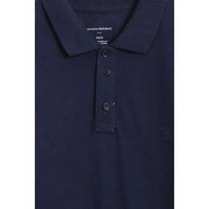 Camisa de Golf con Bordado de Alta Calidad para Hombre, Camisa Larga y Corta de Color Transpirable, Color Azul Marino, para Polo y Piqué - Product Image 3