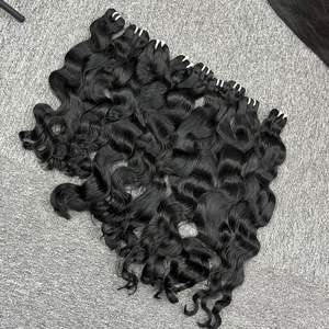 ผมดิบจากเวียดนามสำหรับผมดัดลอนธรรมชาติผมบริสุทธิ์3มัดด้านหน้ามีขนาดใหญ่100% - Product Image 4