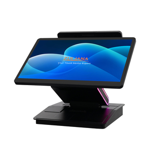 Tươi thiết kế mới 15.6 inch Màn hình kép máy tính tiền cửa sổ/<span class=keywords><strong>Android</strong></span> tất cả trong một cho cửa hàng bán lẻ với máy in nhiệt - Product Image 3