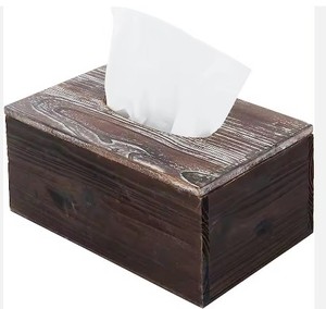 100% Natural Acacia Wood tissue <b>box</b> Household Paper <b>Towel</b> Storage <b>Box</b> Tissue Case for Home Office use - Product Image 6