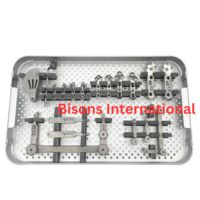 Kit de gabarit pour plaque TPLO en acier inoxydable de classe I certifié CE Bisons International – Instruments chirurgicaux vétérinaires pour plateau tibial