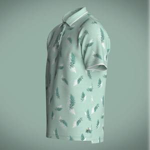 Polo de botón de alto estiramiento personalizado de nuevo fabricante, camisetas de polo de golf con impresión de sublimación transpirable para hombre - Product Image 6