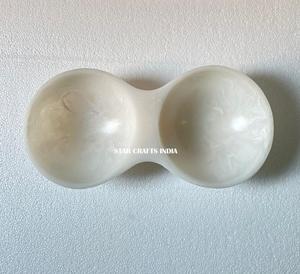 Tendance ustensiles de cuisine cadeau haute qualité à la mode résine époxy bol vaisselle salade bol de service vaisselle bol charismas cadeau - Product Image 3