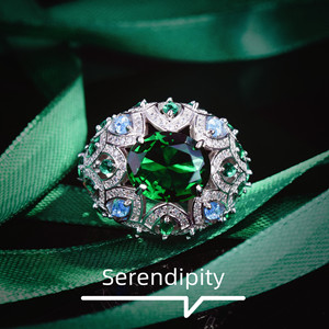 Anello Aperto Lussuoso in Lega con Micro-Incastonatura <span class=keywords><strong>di</strong></span> Diamanti e Intarsio Completo per Donne, 'Il Regno <span class=keywords><strong>di</strong></span> Tutte le Creature' - Product Image 6