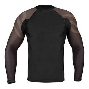 Sublimación personalizada Hombres de manga larga Rash Guard con diseño Diseñe su propio logotipo - Product Image 5