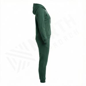 Chándal Deportivo Profesional de Invierno para Mujer, con Capucha, 100% Algodón, Color Sólido, Diseño 2 en 1, Transpirable, para Gimnasio y Running - Product Image 3