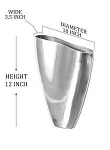 Vase à fleurs unique en métal fait à la main en aluminium Design personnalisé Vase décoratif de table Exportateur en gros Décoration intérieure moderne - Product Image 4