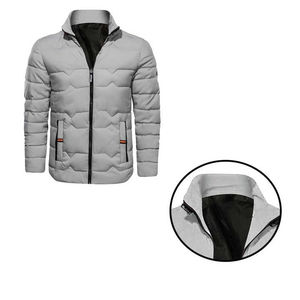 Chaqueta Acolchada de Alta Calidad para Hombre, Ropa de Invierno para Exteriores, Chaqueta Acolchada de Poliéster con Capucha Premium, Servicios Premium Proporcionados - Product Image 5