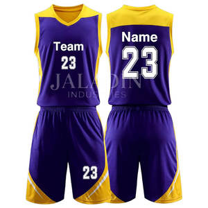 Uniforme de Baloncesto de Alta Calidad, Cómodo, de Media Manga, Conjuntos de Uniformes de Baloncesto con el Mejor Diseño, Color Personalizado - Product Image 1