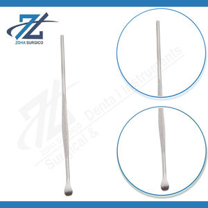 Cureta de cuchara de equilibrio Manual de alta calidad, instrumentos quirúrgicos de acero inoxidable de 230mm de largo, certificado CE, reutilizable de Pakistán - Product Image 3