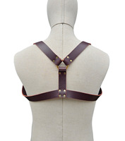 Harnais de poitrine pour homme sur mesure, ceinture de corps grande taille, cuir véritable de haute qualité, usage quotidien, couleur personnalisée, logo personnalisé, fiable