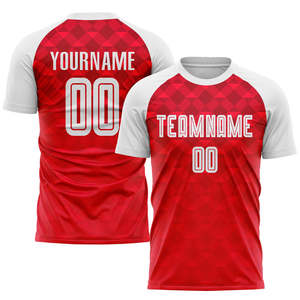 Camisetas de fútbol de secado rápido de estilo personalizado servicio OEM de moda conjunto de camisetas de fútbol corte automatizado sublimación kits de fútbol impresos - Product Image 5