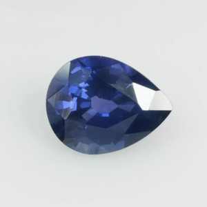 Zafiro Azul Natural en Forma de Pera, Corte Facetado, Gema Suelta para Joyería a Precio de Fábrica, Certificado - Product Image 3