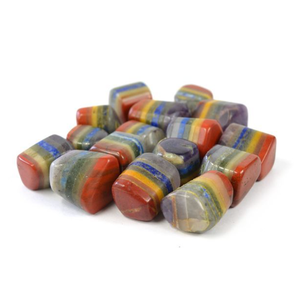 Meilleure qualité Offre Spéciale cristal naturel 7 Chakra tumbling pierre Reiki pierre de guérison cristal multicolore tumbling - Product Image 5