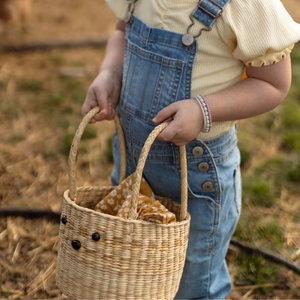 Venta al por mayor de cesta de jacinto de agua tejida a mano ecológica de Vietnam, cesta de regalo de almacenamiento de precio barato - Product Image 4