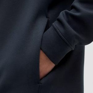 เสื้อสเวตเชิ้ตผ้าฟลีซคอตตอนมีฮู้ดแบบสวมหัวสำหรับผู้ชายฤดูหนาวเสื้อกันหนาวแห้งเร็วระบายอากาศปรับแต่งได้ - Product Image 2