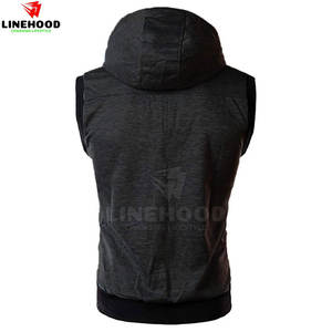 Best Selling <b>Men's</b> <b>Sleeveless</b> <b>Hoodies</b> 100% Cotton Blended for Winter Season Low MOQ - Product Image 6