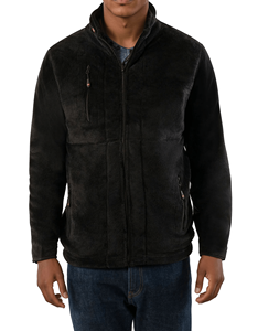 Veste en polaire écologique à col montant, coupe moderne, durable, respirante, pour homme, tissu doux et chaud, veste isolée élégante - Product Image 1