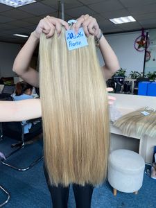 วิกผมคนบริสุทธิ์แบบชาวเวียดนามทำสีทอสไตล์ตรง - Product Image 5