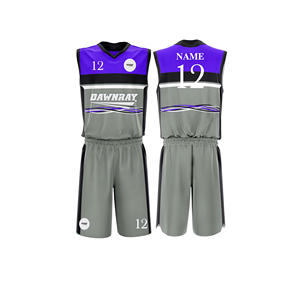 Tenue d'équipe de basketball personnalisée, maillot et short en polyester respirant à séchage rapide, vêtements de sport d'équipe pour hommes, femmes et jeunes - Product Image 4