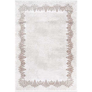 Elkenz EK010 blanc doux texturé longue durée tapis tapis et ensembles - Product Image 1