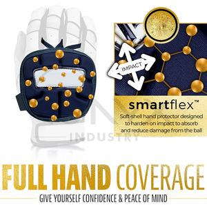 อุปกรณ์ป้องกันมือสำหรับเบสบอลระดับมืออาชีพ ประสิทธิภาพสูง ป้องกันแรงกระแทก น้ำหนักเบา ทนทาน ระบายอากาศได้ดี สวมใส่สบาย - Product Image 5