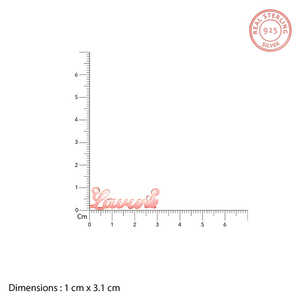 สร้อยคอแฟชั่นสำหรับคนรักสุนัขแบบส่วนบุคคลสีโรสโกลด์ - Product Image 2