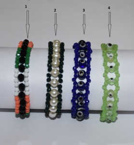 Multi Gemstone beads healing <b>beaded</b> <b>Bracelet</b>. crystal <b>bracelet</b> 3x6mm pearl gemstone beads double layer <b>bracelet</b> - Product Image 1