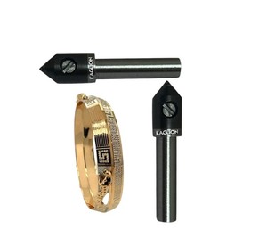 Outils CNC en acier inoxydable EAGLION International CT, bille de 2,5 mm, 0,5 mm-3 mm, tige de 6 mm pour la découpe et la conception de bijoux - Product Image 5