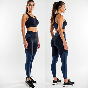 Conjunto de Yoga Deportivo sin Costuras para Mujer, Otoño Invierno, con Sujetador Deportivo y Leggings Cómodos, Transpirables y Flexibles - Product Image 5