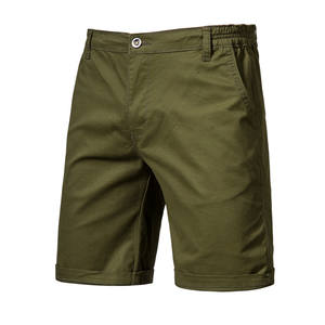 Short cargo Short décontracté Chino Pantalons de sport d'extérieur d'été OEM Logo personnalisé 100% coton sergé Bermuda Chino Short coupe décontractée - Product Image 5