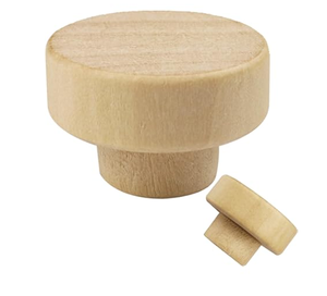 Boutons en bois naturel de haute qualité pour armoires tiroirs cuisine chambre hôtel design moderne - Product Image 1