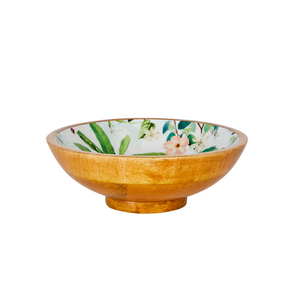 Cuenco de madera impreso con esmalte de alta calidad, juego de artesanías o plato para el hogar, artículo decorativo al mejor precio - Product Image 3