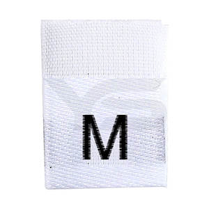 2023 étiquettes tissées de vêtements de Logo privé personnalisé 100% étiquette de tissu de satin de coton biologique étiquettes de vêtements imprimées de haute qualité - Product Image 6