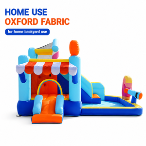 Château gonflable pour enfants, utilisation en extérieur, utilisation humide et sèche, installation rapide, pour les fêtes <span class=keywords><strong>de</strong></span> fin d'année, les anniversaires d'enfants, OEM ODM - Product Image 1