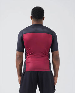 เสื้อยืดรัดรูปเข้ารูปสำหรับผู้ชายเสื้อใส่ออกกำลังกายแขนสั้นสำหรับฝึกชกมวยใส่ออกกำลังกายเล่นฟิตเนสเล่นกีฬาแบบกำหนดเอง - Product Image 4