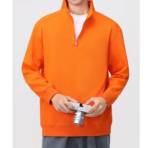 Suéter Deportivo Casual de Manga Larga con Media Cremallera para Hombre, Cuello Redondo, para Entrenamiento de Baloncesto, Estampado Sólido, para Corredores - Product Image 4