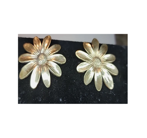 Boucles d'oreilles créoles boucles d'oreilles en laiton multifonctionnelles or brillant poli Les femmes utilisent un produit artisanal naturel de qualité supérieure - Product Image 5