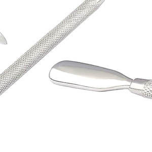 Pousse-cuticules à pointe flèche en acier inoxydable écologique Pousse-cuticules professionnel durable aiguisé à la main - Product Image 4