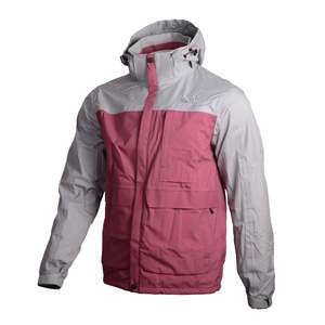 Coupe-vent élégant en polyester imperméable et souple pour hommes, résistant à l'eau et au vent, coupe ample pour les activités de plein air - Product Image 2