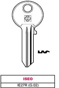 กุญแจ Asc Ie27r (g.Vac 0) Iseo - Product Image 1