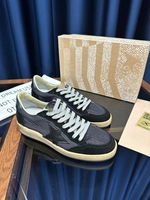 Baskets basses urbaines en cuir véritable pour hommes, avec design de bout renforcé, chaussures de marche confortables, semelle souple, fermeture à lacets, pour usage quotidien et décontracté