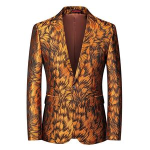 Chaqueta de Invierno de Cuero con Estampado de Serpiente para Hombre, Estilo Casual, Transpirable, Moderno y Elegante, de Fábrica a Precio Accesible - Product Image 4